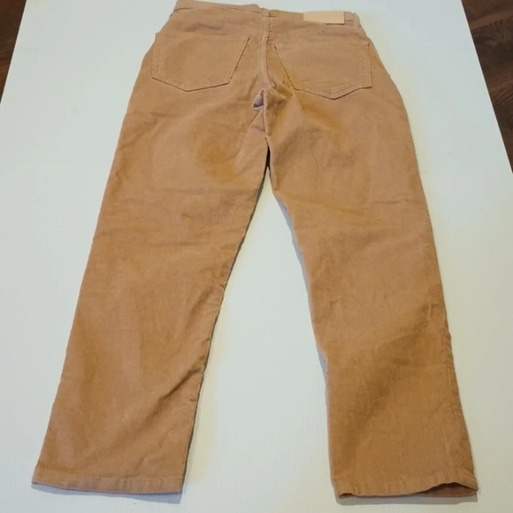 Everlane Tan Corduroy Baby Cord Cheeky Crop Straight Leg A12 - Picture 6 of 6